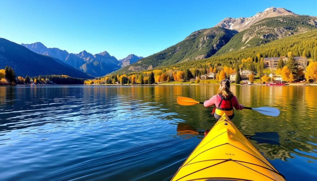 Kayaking on Sloan Lake