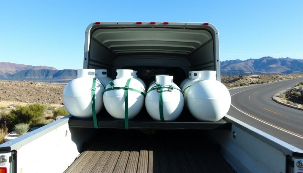 propane tank transportation